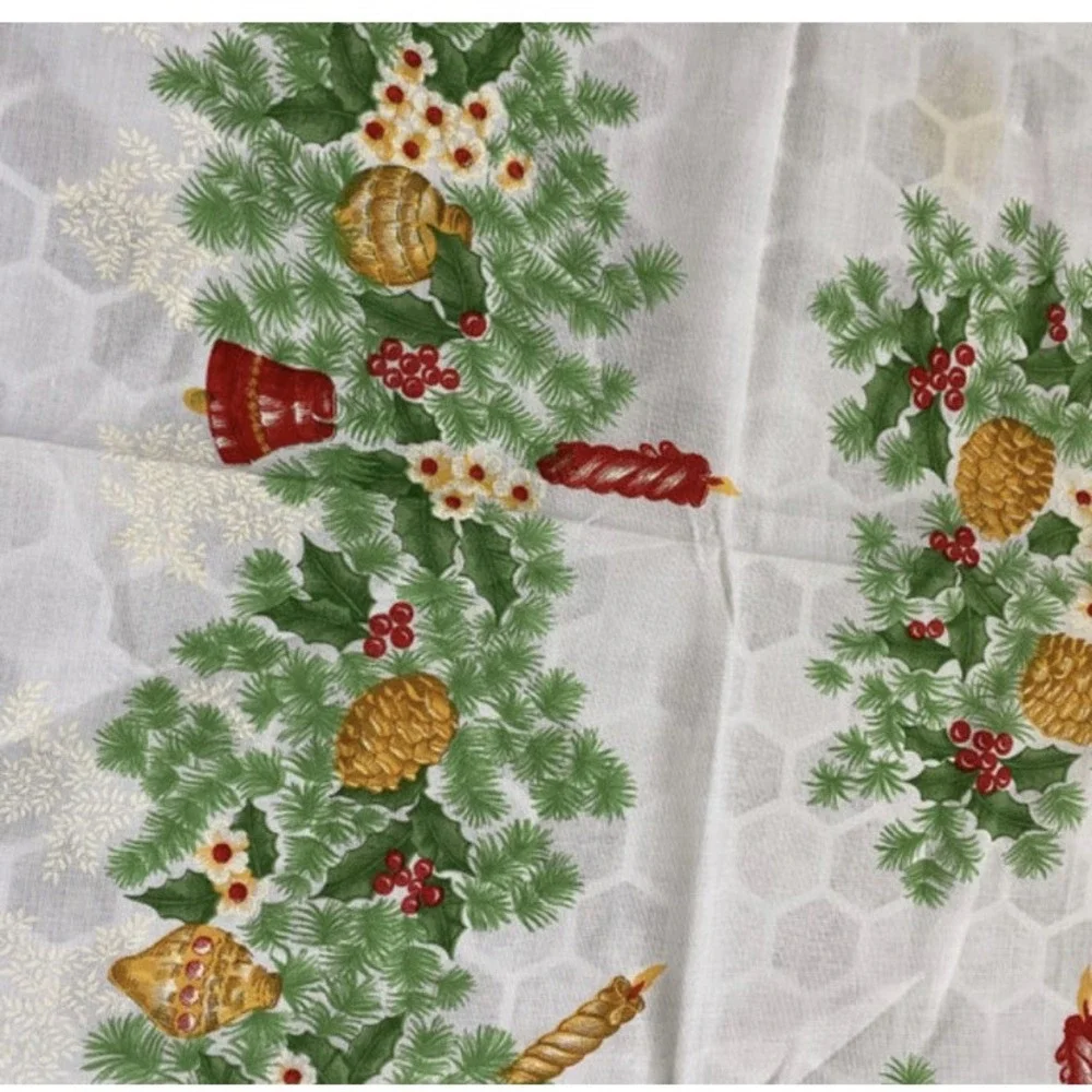The Sovereign Collection Christmas Table Cloth Aleluia 33x33 Style 3150